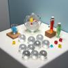 20 Pcs 10mm Clear Glass Marbles Solid Marble Beads Marbles Games Bouncing Ball Pinball Machine for Vase Fish Tank Filler Home Decor, Dice and Marble Games, Sports and Outdoor Play, Decorations view 2