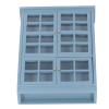 1:12 Scale Dollhouse Furniture Cabinet Dark Blue Miniature Wooden Dollhouse Bookshelf view 3
