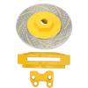 Bnineteenteam 4Pcs Simulation Metal Brake Discs Calipers Fit for 1/10 RC Car Parts (Yellow view 2