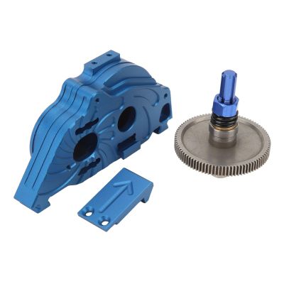 RC Gearbox Housing, Precision Fit Transmission Box Cover with Gear Wheel and Pinion for ARRMA SENTON Granite Typhon 1/10 RC Car - Durable Design for RC Car Enthusiasts, Racers, and DIY Upgrades