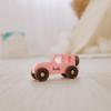 Girly Pink Personalized Wooden Toy Car Collect Cars with Names Baby Birthday Gift Pretend Play Toy 1st Birthday Gift Kids Sensory Toys view 2