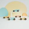 Girly Pink Personalized Wooden Toy Car Collect Cars with Names Baby Birthday Gift Pretend Play Toy 1st Birthday Gift Kids Sensory Toys view 3