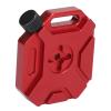 PerGar Simulation Fuel Tank, Aluminum Alloy Rc Crawler Simulation Decoration Accessory, 1/10 Scale Rc Accessories, Rc Crawler Accessories, for Scx10 1/8 1/10 Rc Crawler Cars (Red) view 1