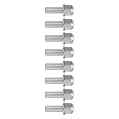 Acouto 8 Pcs Stainl Steel High Strength 25mm RC Wheel Hub Extension Nuts A for Axial SCX10 Hex Drive 12mm Wheel Hub Extension Adapter RC Hex Wheel Hub Extension Nut Adapter (20mm)