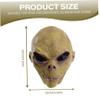 Alien Mask with Big Eyes Creepy Halloween Xenomorph Scary Mask Latex Full Head Realistic Extraterrestrial Biological Xenomorph Costume Mask for Carnival Costume Party Prop (11.8x9.8 In) Alien Mask Ad view 4