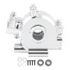 Aluminum Transmission Case Gearbox Housing Cover, Metal Gearbox Cover Shell for Losi Baja Rey Rock Rey 1:10 RC Cars, Aluminum Front Gear Box Bulkhead, Gearbox Housing (Silver) view 1