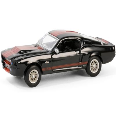 1967 Eleanor Raven Black with Red Stripes (Scottsdale 2023) Barrett Edition Series 14 1/64 Diecast Model Car by Greenlight 37310A