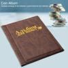 World Storage Folder Album Black 250 Kets 10 Pages Collecting Holder Book Album for Collectors (Brown) view 2