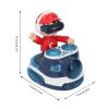 Alomejor DJ Bouncing Beat Rock Boy Dancing Toy Music Flashing Light Universal Wheel Automatic Movement DJ Toy for Toddlers (Blue) view 2