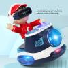 Alomejor DJ Bouncing Beat Rock Boy Dancing Toy Music Flashing Light Universal Wheel Automatic Movement DJ Toy for Toddlers (Blue) view 4