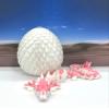 3D Printed Dragon, Articulated Gemstone Dragon with Dragon Egg, Fidget ADHD Autism Toy, Executive Desk Toy Home Office Decor D063WP view 1
