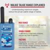 Cobra HE150 Kid Friendly Walkie Talkies 6-Pack - 16-Mile Range, 2 Channels Two-Way Radio Set, Blue, Green and Pink (2 of Each) view 2