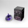 Plexity Labs UFO Tops Lake Superior - Metal Spinning Fidget Toy Top - Inspired by The 1953 Lake Superior UFO Incident - Aluminum in Cyber Purple view 4