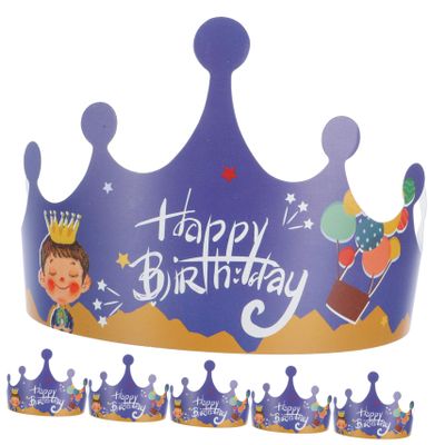 100pcs Birthday Hat Crown Birthday Hats Party Hats Party Hat Birthday Celebration Hat Birthday Hat Props Shower Photo Prop Paper Child Decorations Make up/1144