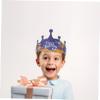 100pcs Birthday Hat Crown Birthday Hats Party Hats Party Hat Birthday Celebration Hat Birthday Hat Props Shower Photo Prop Paper Child Decorations Make up/1144 view 2
