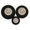 StiNGZjdM 2 Pcs/Lot Tail Wheels Sponge Tire Landing Gear Wheel Color Grey for RC Aircraft Model Accessories D25-53mm(2pcs D30mm) view 4