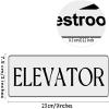 Acrylic Plastic Sign Changing Room Retro Rounded Corners Long Lasting With Double Sided Tape In The Back 9"X3" Inch view 2