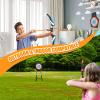 2 Pack Bow and Arrow Set with LED Light-up, 2 Toy Arrow for Kids 4-12 Years Old Outdoor Archery Shooting Game with Target, 20 Suction Cup Arrows, 40 Bullets for Boys & Girl Ideal Gift Presents view 3