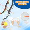 2 Pack Bow and Arrow Set with LED Light-up, 2 Toy Arrow for Kids 4-12 Years Old Outdoor Archery Shooting Game with Target, 20 Suction Cup Arrows, 40 Bullets for Boys & Girl Ideal Gift Presents view 4