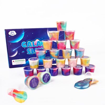 25 Pack Mini Galaxy Slime,Party Favors Slime, Stretchy Slime Kit for Classroom Prizes, Advent Calendar 2024, Goodie Bag Stuffers for Kids Boys Girls 6-12,Goodie Bags Stuffers for Kids.