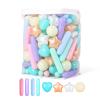 Heopeis Ball Pit Balls Stars Hearts Strip Shapes for Toddlers - 50 150 200 500 Plastic Toy Balls for Boy Girls Ballpit Play Tent Playhouse, Kids Pool Water Toys, Birthday Party Decorations view 1