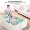 Heopeis Ball Pit Balls Stars Hearts Strip Shapes for Toddlers - 50 150 200 500 Plastic Toy Balls for Boy Girls Ballpit Play Tent Playhouse, Kids Pool Water Toys, Birthday Party Decorations view 3