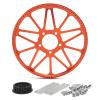 TOFR 23 Teeth+ 94 Teeth Pulley Front Rear Flat Fork Plate for Sur-Ron Light Bee LB for Segway X160 X260 view 1