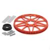TOFR 23 Teeth+ 94 Teeth Pulley Front Rear Flat Fork Plate for Sur-Ron Light Bee LB for Segway X160 X260 view 3