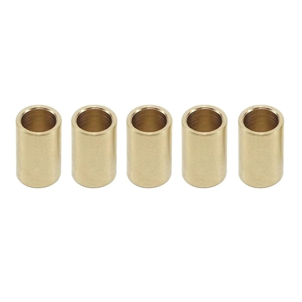 5PCS 6.35/4.76 4/3mm Propeller Hole Adapter Sleeve Paddle Aperture Converter Brass Bushing Tube for RC Boat DIY Parts(6.35/4.76mm)