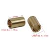 5PCS 6.35/4.76 4/3mm Propeller Hole Adapter Sleeve Paddle Aperture Converter Brass Bushing Tube for RC Boat DIY Parts(6.35/4.76mm) view 2