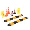 Bnineteenteam RC Climbing Car Speed Bumps Set, Speed Bumps Ice Cream Cones Warning Signs Model Car Scene Accessories for Scx24 1/18 1/24 RC view 4