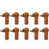 10PCS M2 M3 Plastic Ball Joint Buckle Tie Rod End Positioning Ball HeadConnector for Link Push 2mm/3mm Pull Rod RC Boat Model(M3 Orange) view 1