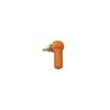 10PCS M2 M3 Plastic Ball Joint Buckle Tie Rod End Positioning Ball HeadConnector for Link Push 2mm/3mm Pull Rod RC Boat Model(M3 Orange) view 4