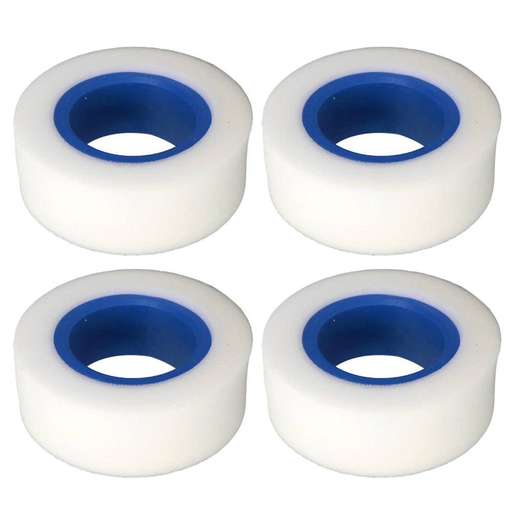 NOENNULL 4pcs RC Tire Foam Inserts Double Layer Sponge Replacement RC Crawler Tire Foam for 1/10 1/8 2.2inch Wheel Tires (Blue)