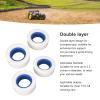 NOENNULL 4pcs RC Tire Foam Inserts Double Layer Sponge Replacement RC Crawler Tire Foam for 1/10 1/8 2.2inch Wheel Tires (Blue) view 3