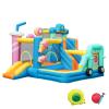 AirMyFun Inflatable Bounce House for Big Kids 8-12, Bouncy Castle for Kids 3-6 Toddler Bouncy House with Double Slide Ice Cream Theme view 1