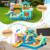 AirMyFun Inflatable Bounce House for Big Kids 8-12, Bouncy Castle for Kids 3-6 Toddler Bouncy House with Double Slide Ice Cream Theme view 3