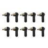 10PCS M2 M3 Plastic Ball Joint Buckle Tie Rod End Positioning Ball HeadConnector for Link Push 2mm/3mm Pull Rod RC Boat Model(M2 Black) view 1