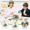 Dinosaur Light Up Terrarium for Boys  DIY Prehistoric Garden with LED | STEM Toy & Craft Gift for Kids Ages 4-8, Perfect for Birthday or Christmas view 4