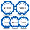 100-500 Custom Poker Chips,5 Available,Full Color Printing Personalized Image or Logo,Put Design on a Plastic Chip,Set for Bar Tokens,Party,Wedding (Blue, 37MM) view 1