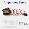 EMAX ES08MA II Micro Servo, 12g Metal Geared Analog Servo for RC Models, Robot Arm, STEM & Raspberry Pi Projects (1 Pack) view 3