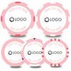 100-500 Custom Poker Chips,5 Available,Full Color Printing Personalized Image or Logo,Put Design on a Plastic Chip,Set for Bar Tokens,Party,Wedding (Pink, 40MM) view 1