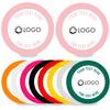100-500 Custom Poker Chips,5 Available,Full Color Printing Personalized Image or Logo,Put Design on a Plastic Chip,Set for Bar Tokens,Party,Wedding (Pink, 40MM) view 2
