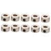 10PCS Inner Dia. 2.1/3.1/4.1/5.1mm Wheel Gear Lock Metal Axle Stopper Shaft Positioning Sleeve with M3 Fixed Screw for DIY Model(4.1mm) view 1