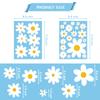120 Pieces Large Daisy Wall Decals - 10 Sheet Flower Stickers, Vinyl Peel and Stick Floral Decor for Nursery, Playroom, Bedroom, Living Room view 4
