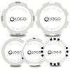100-500 Custom Poker Chips,5 Available,Full Color Printing Personalized Image or Logo,Put Design on a Plastic Chip,Set for Bar Tokens,Party,Wedding (Grey, 40MM) view 1