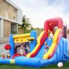16FT Commercial Grade Bounce House for Kids 3-6 with 1100W Blower, 100% PVC Inflatable Bounce House with Slide, Golf Area, Ball Pit, Climbing, 8 in 1 Large Bounce House 16x16x10ft view 2