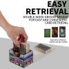 ETLKJVBL MTG Card Storage Solution - High Capacity Anime Card Sleeves for Commander Decks and Boxes, Colorful Flowers view 2