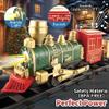 XINGYING Electric Train Set for Kids Ages 4-8, Complete Toy Train with Lights & Sounds, Train Toys with Cars & Tracks for Christmas and All-Year Play view 2