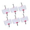 6 Pcs Scary Prank Toys Trick Nail, Bloody Fingers Prank Toys, Prank Nail Fake Nail Through Finger Trick Bloody Finger Parts for Halloween April Fool Carnival Prank Prop Toy view 1